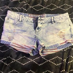 America Jean shorts